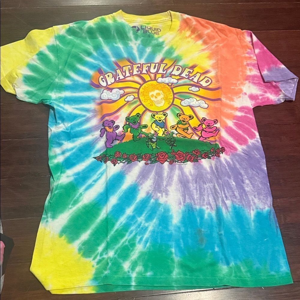 BRAND NEW Grateful Dead Tie Dye T Shirt - Size Large Never Worn Graphic T